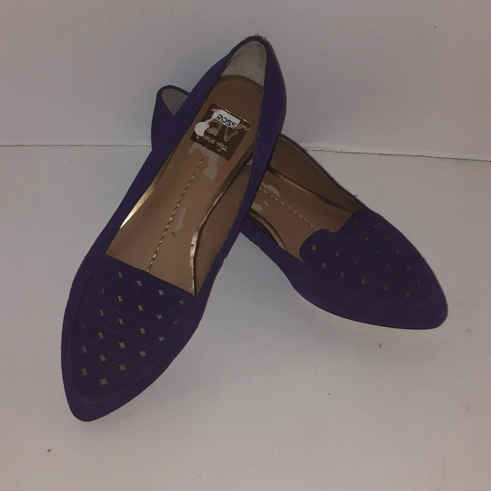 DV by Dolce Vita Purple Suede Lake Flats Size 10